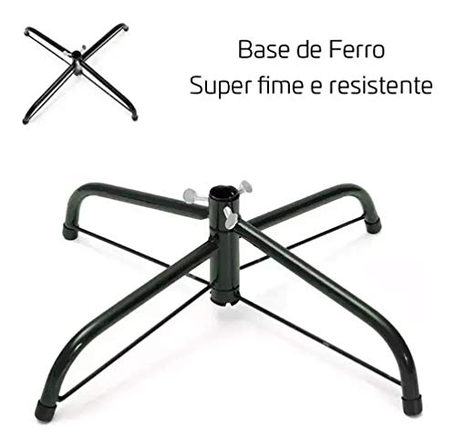 Árvore De Natal Verde Com Neve Luxo 1,20m 170 Galhos A0612m