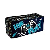 DAC - Estojo Duplo com 2 Zíperes em Tecido - Game