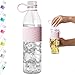 Copco 2510-2298 Pink Large Hydra Chevron Bottle, 20 Ounce