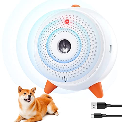 Stop Dog Barking Device, Ultrasonic Anti Barking Devices for Dogs 33 FT, Dog Bark Control Deterrent Waterproof Barking Stopper Dog Training Tool Outdoor/Indoor Safe Anti Bark Device for Most Dogs