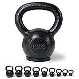 SUPERFICIE DE APOYO OPTIMIZADA: Para que la kettlebell se apoye firmemente, sin tambalearse, en el suelo.