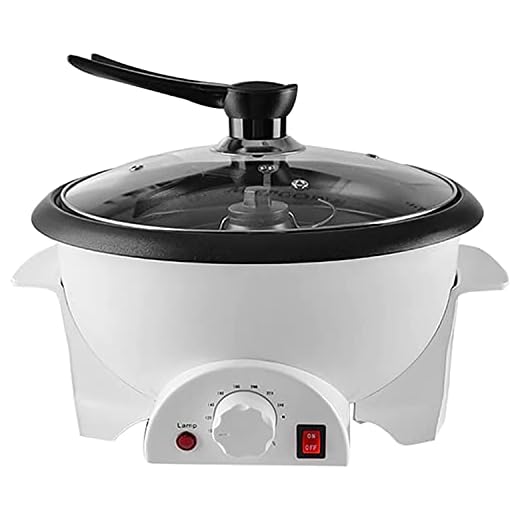 1200W Maquina Tostadora De Café Para El Hogar Tostadora Eléctrica De Granos De Café Acero Inoxidable Rotación Del Tipo De Tambor Secador De Frutos Secos,Thermostat upgrade