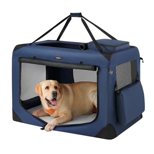 Feandrea Dog Carrier, Collapsible Pet Carrier, XXXL, Portable Soft Dog