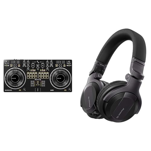 Pioneer DJ - DDJ-REV1 - Scratch-style 2-channel DJ controller for Serato & HDJ-CUE1, DJ Headphones