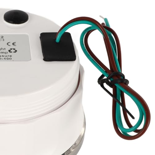 Jauge 85mm en acier inoxydable avec affichage blanc haute précision - 2