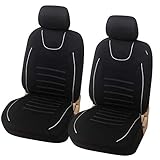 Universales: dividido en 3 partes: reposacabezas (ancho x alto: aproximadamente 29 x 24,5 cm), respaldo (ancho x alto: aproximadamente 51 x 58 cm), asiento (ancho x profundidad: aproximadamente 54 x 52 cm) . Muy adecuado para los asientos delanteros de todas las furgonetas ordinarias, no apto para asientos con reposacabezas fijos