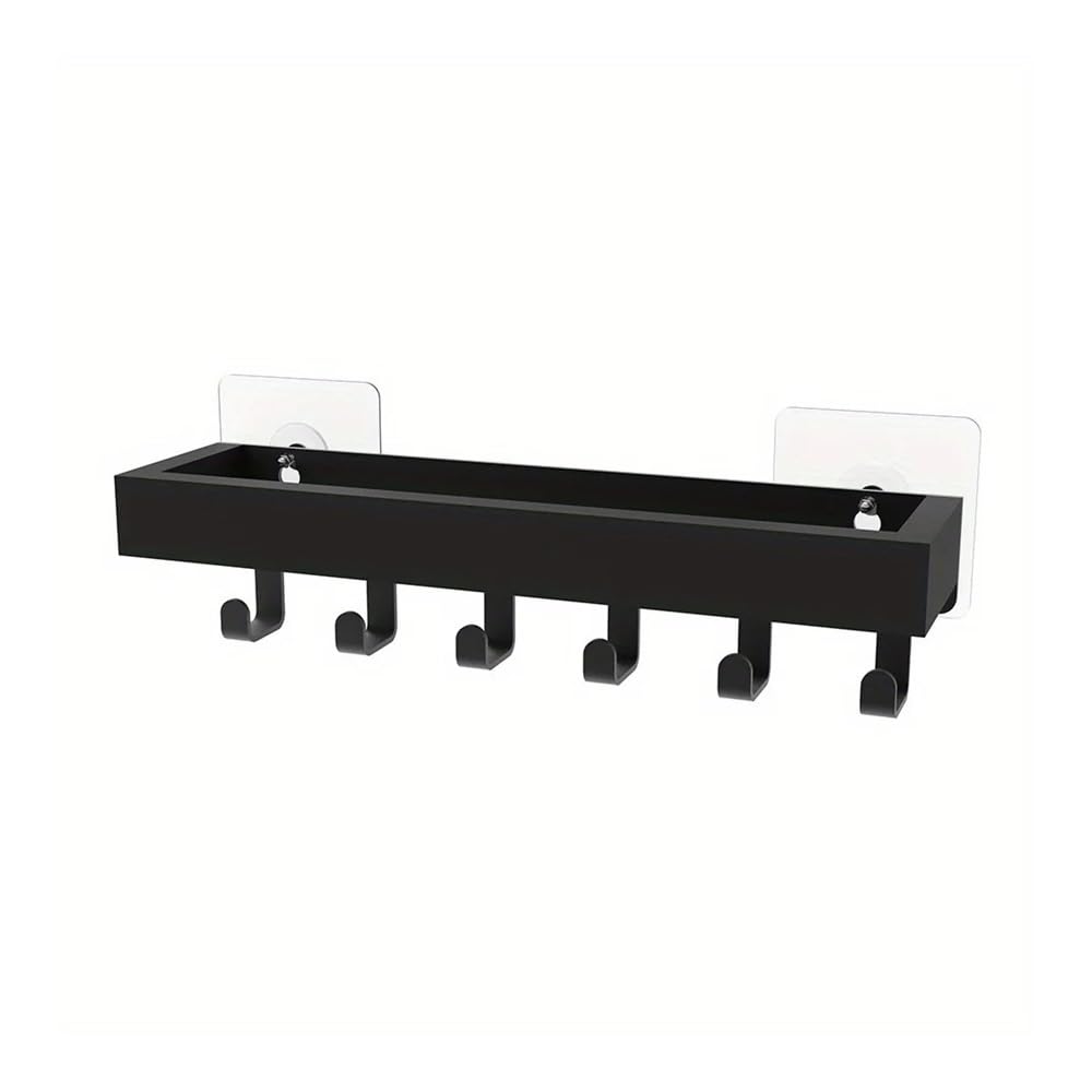 Support de plantes mural et étagère en bois avec crochets amovibles