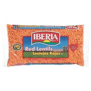 Iberia Red Lentil Beans, 12 Ounce