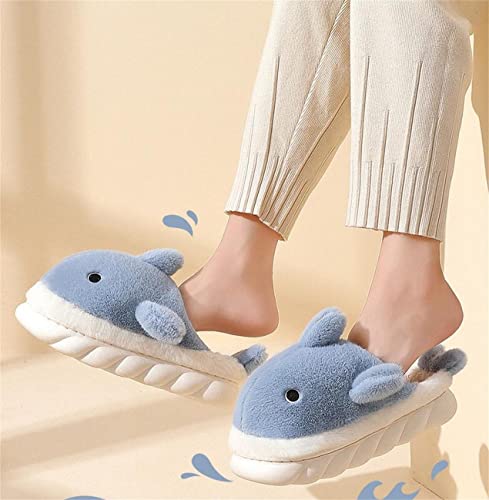 Women's & Men's Cotton Plush Animal Slippers - Warm Indoor & Outdoor Shoes for Winter2