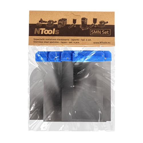 NTools SMN Set - Lot de 4 spatules en métal inoxydable – vue 2