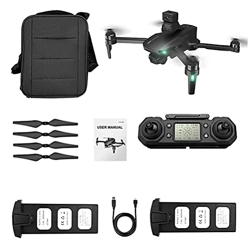 Mini Drone 360Deg; Evitación De Obstáculos, GPS Drones con Cámara HD De 6K, Mini FPV Quadcopter con 5G WiFi, GPS Drone con Cardán Mecánico De 3 Ejes, Distancia De Control Remoto De 1200 M