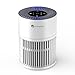 Dr.Prepare Air Purifiers for Home Bedroom, Quiet Air Purifier, 360°Air Inlet, H13 HEPA Filter, 15 dB Sleep Mode & Night Light, 12W Energy Efficient, Portable Air Cleaner for Pet Hair, Smokers, Odors