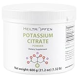 Potassio Citrato in Polvere 600g | 100% Puro | Senza Aroma | Ingrediente Singolo | Senza Capsule | Integratore Alimentare