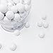 Candy Envy - White Gumballs - 1 Inch - Approximately 113 Gumballs Per 2lb Bag - Bulk White Candy - North American Made & Kosher Certified