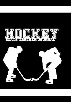 Paperback Hockey Stat Tracker Journal: Stats log book for Kids Book