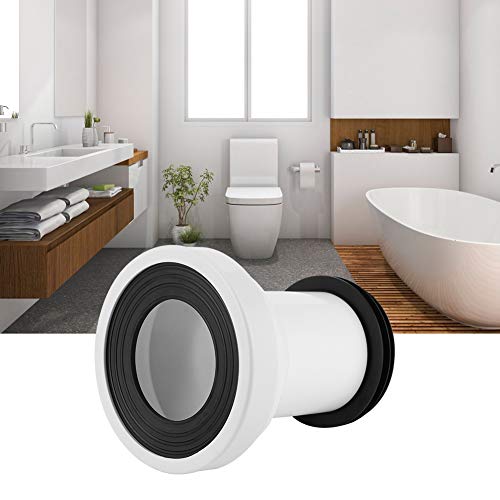 FTVOGUE Adaptador de Conexión del Baño, Adaptador de Conexión de Tubería de Inodoro, Tubería de Drenaje Alta Viscosidad, Larga Vida útil, Adecuada para Varios Baños, Olor, Adaptadores