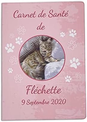 Protège Carnet De Santé Chien - Format 16x22,5 Cm Modèle Os