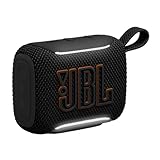 JBL Go 5 Speaker Bluetooth ultra‑portatile con potente JBL Pro Sound e bassi incisivi, pairing AirTouch, design impermeabile, 10 ore di autonomia, Nero