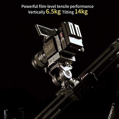 Caméra Motorisé Slider Camera 80cm avec Contrôle par Application en Fibre de Carbone, Compatible avec Stabilisateur Ronin S et RS2 et stabilisateur Zhiyun