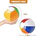 ArtCreativity Rainbow Inflatable Beach Balls Bulk (Pack of 12) Multicolored 12