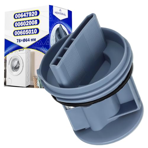 COMPATIBILITÀ - Lanugine filtro lavatrice per pompa scarico lavatrice con codici originali 00602008 602008 00647920 647920 00605010 605010 10000845 per Bosch per Siemens per Balay per Constructa per Neff per Zelmer per Gaggenau