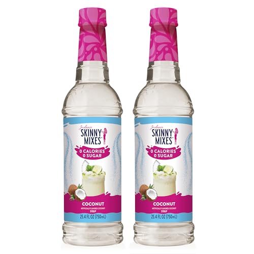 Jordan's Skinny Mixes Coconut Syrup, Pack of 2, 25.4 fl oz