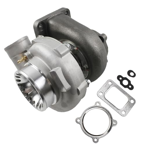Autodevil Universal Turbocharger Compatible with GT35 GT3582 T3, Turbo Charger AR.70/63 600HP Boost for 2.5L-6.0L Engine 4/6 Cylinder with Flange