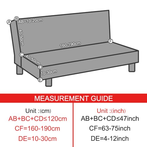 Protège canapé sans accoudoir extensible stretch imprimé pour salon 160-190cm - 5