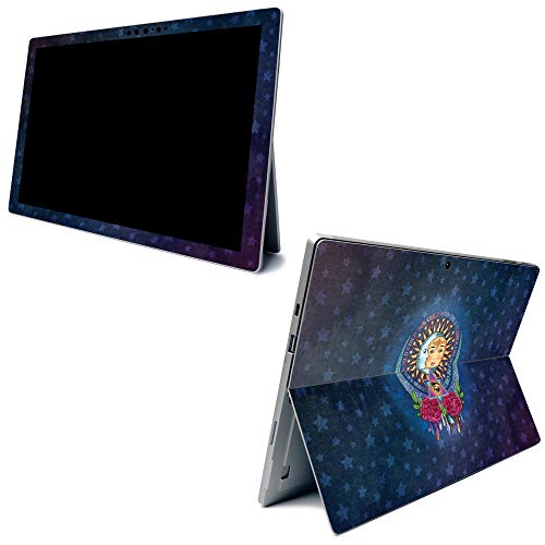 Image of MightySkins Carbon Fiber Skin for Microsoft Surface Pro 7 - Star Child | Textured Carbon Fiber Finish | Easy to Apply, Remove, and Change Styles | Made in The USA