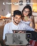 AOBOCAM Mini Camera for Home 4K HD Indoor 5H Battery Life Mini Wireless WiFi Security Camera APP Control Smallest Surveillance Camera for Room Nanny Cam with Motion Detection Night Vision (black 1) - Image 6