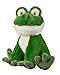 Bauer Spielwaren- I Like My Planet Frosch Animal en Peluche, 12933, Vert