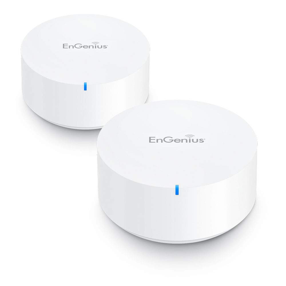 EnGenius Whole Home Mesh WiFi System – Tri-Band AC2200 Whole-Home Mesh Network, up to 3,000 sq. ft. Coverage ultrafast Performance WiFi Router (ESR580-2PACK)