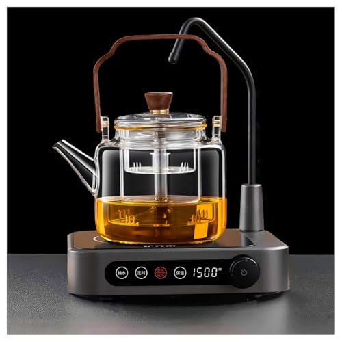 Quxxuol �d�C�Z���~�b�N�e�B�[�X�g�[�u �e�B�[���[�J�[ �d�C�e�B�[�P�g�� 110V ���^ ������@�\�t�� �^�C�}�[�\ ���C�ɓ���̂����🹂�邽�� �ƒ��I�t�B�X�ł̎g�p�ɓK���Ă��܂� (�O���[,�V���O���F+D)