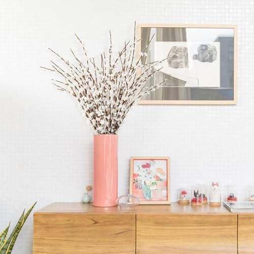 Image of TIED RIBBONS Pack of 5 Jasmine Artificial Flowers Bunch Stem with Mini Berry for Vase Pot Home Decoration (White) for Home Office Wedding Party Decoration (Vase not Included)