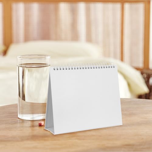 Support calendrier de bureau rechargeable et pliable pour agenda à rabat DIY - 4