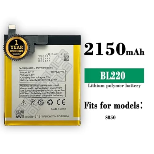 Image of BL220 Battery for Lenovo S850 / S850T Battery with 1 Year Warranty**** (Z91)