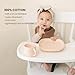 Konssy Muslin Baby Bibs 10 Pack Baby Bandana Drool Bibs 100% Cotton for Unisex Boys and Girls, Soft Absorbent Set for Teething and Drooling
