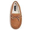 Lucky Brand Boy’s Micro-Suede Cozy Moccasin Slippers with Faux Sherpa Lining Lucky Brand Boy’s Micro-Suede Cozy Moccasin Slippers with Faux Sherpa Lining