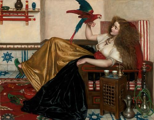 Cuadro arte pared la Signora del Tooti nameh de Valentine Prinsep para decoración de salas