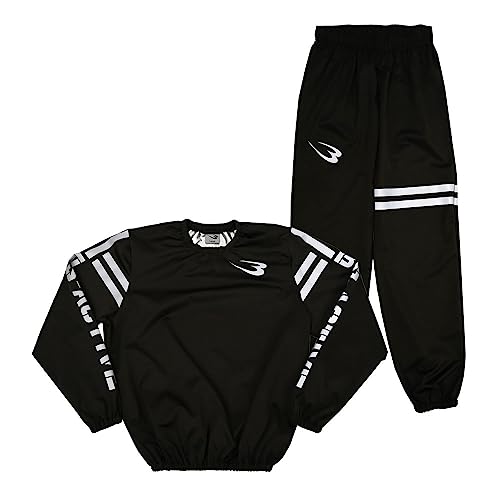 BODYMAKER(ボディメーカー) 【BURN−SUIT】サウナスーツアスリート セットアップスーツ S ボクシング トレーニング ランニング ウォーキング デトックス ホットヨガ くびれ ジョギング 脂肪 燃焼 サウナスーツ 減量 発汗 ダイエット 男