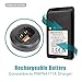 Replace PMNN4075A 7.4V 1800mAh Li-Ion Battery cormpatible for Motorola Mag One BPR40 Mag One A8 Mag One A6 Series radios Replacement Battery PMNN4071AR PMNN4071AC PMNN4071 PMNN4075AR Battery with clip