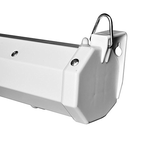 Pyle 72" Portable Motorized Matte White Projector Screen - Automatic Projection Display With Wall/Ceiling Mount, Remote And Case - For Home Movie Theater, Slide/Video Showing - Prjelmt76 #TOP3