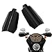 Upgrade Gloss Black Coffin Cut Handguards Hand Guards fit for Harley Sportster Touring Models Road Glide Street Glide Road King 2007-2023(Large)-US Support FreeAgainmotors FreeAgain Guaranteed fit