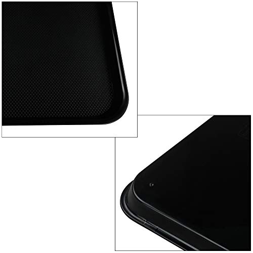 Nicesh 4-Pack Plastic Fast Food Serving Trays, Black, F #TOP2