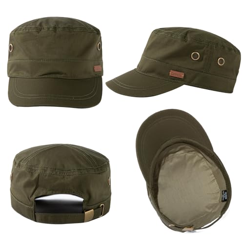 Foto von Comhats Herren Military Army Cap Sonnen Wandernhut Sport Baseballcap Army Grün L