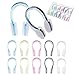 10PCS Nose Clip Bright Colors Swim Nose Plug Waterproof Swimming Noseclip Silicone Gel Swim Noses Plugs Diving Swimming Water Sports Must Haves for Adults Kids Children Aged 7+
