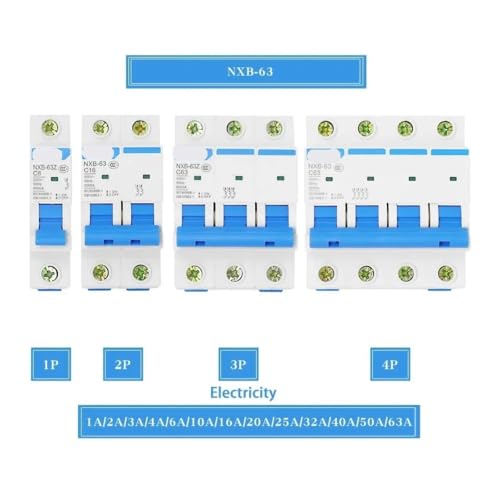 Disjoncteur miniature protégeant vos circuits contre la surcharge 3P 40A - 4