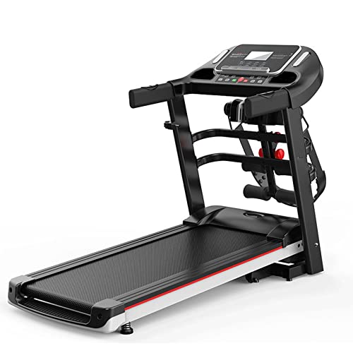 Image of Electric Folding Mini Exercise Running Machine Foldable Mini Fitness Home Treadmill Indoor Exercise Gym Folding Treadmills (Black)