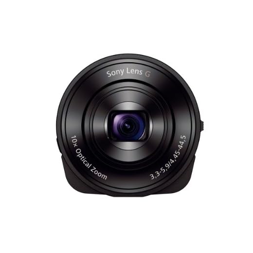 Sony DSC-QX10/B Smartphone Attachable 4.45-44.5mm Lens-Style Camera