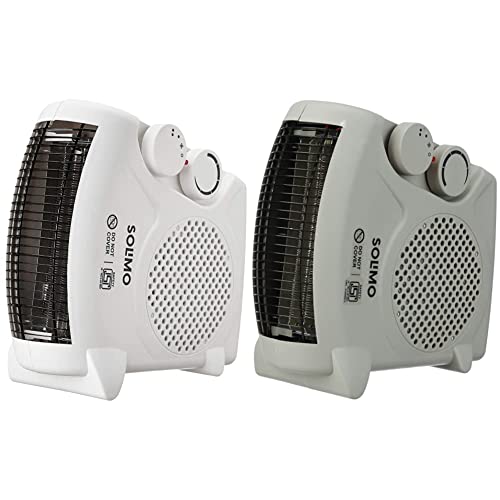 Amazon Brand - Solimo 2000-Watt Room Heater (ISI Certified, White Colour, Ideal...